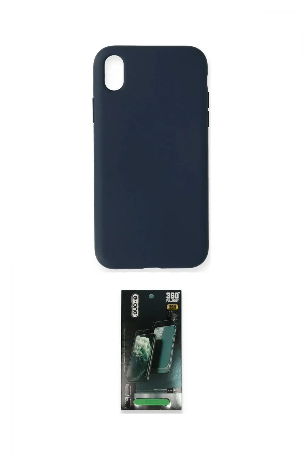 ieg™ iPhone XR Kılıf Ahenk Serisi - Şeffaf 360 Full Body Arka Koruyucu