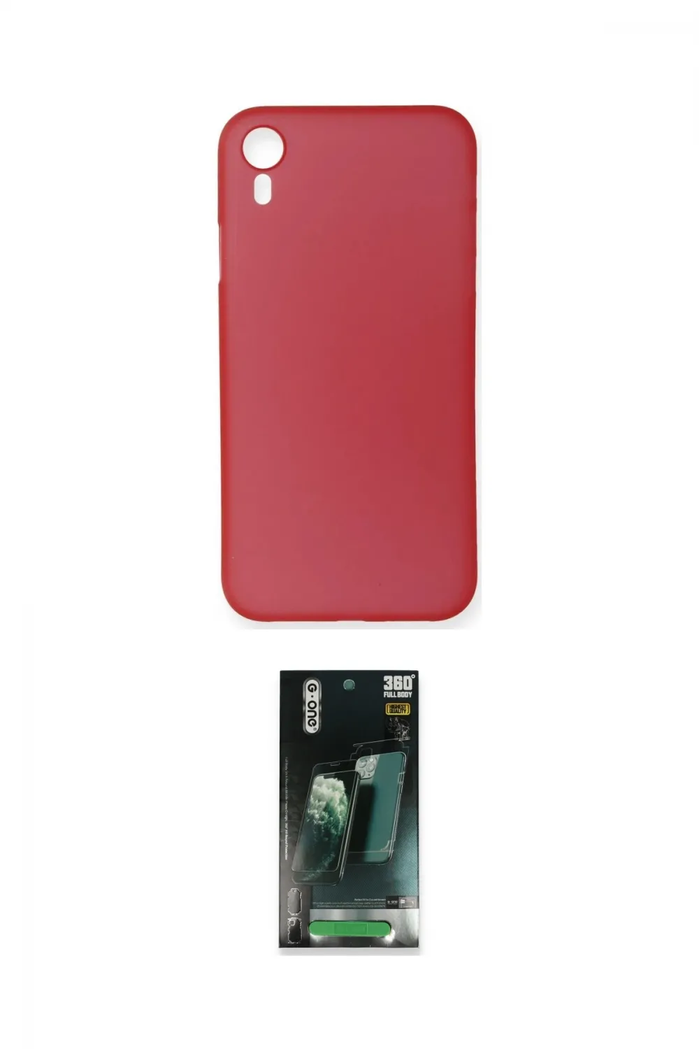 ieg™ iPhone XR Kılıf Yadigar Yansıma Serisi - Şeffaf 360 Full Body Arka Koruyucu