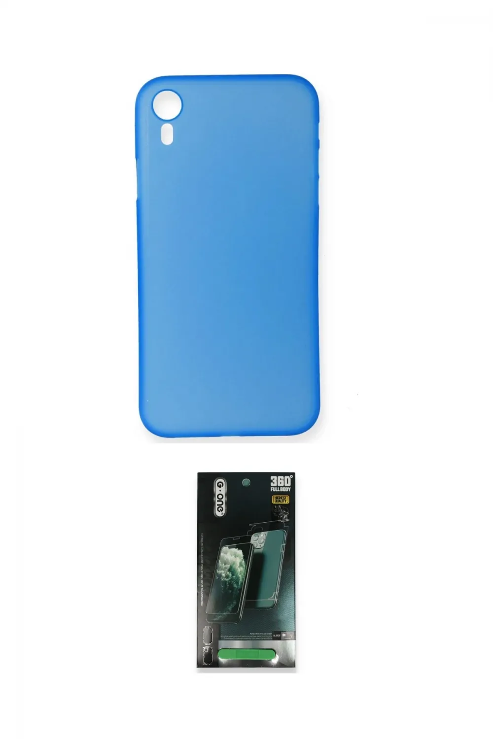 ieg™ iPhone XR Kılıf Yadigar Yansıma Serisi - Şeffaf 360 Full Body Arka Koruyucu