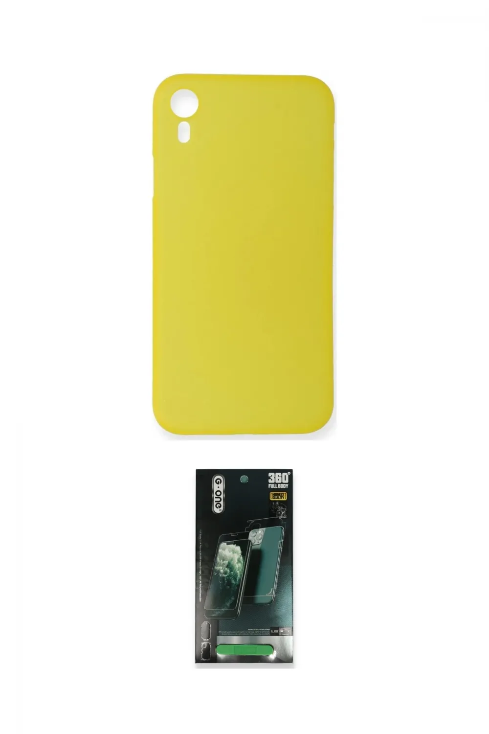 ieg™ iPhone XR Kılıf Yadigar Yansıma Serisi - Şeffaf 360 Full Body Arka Koruyucu