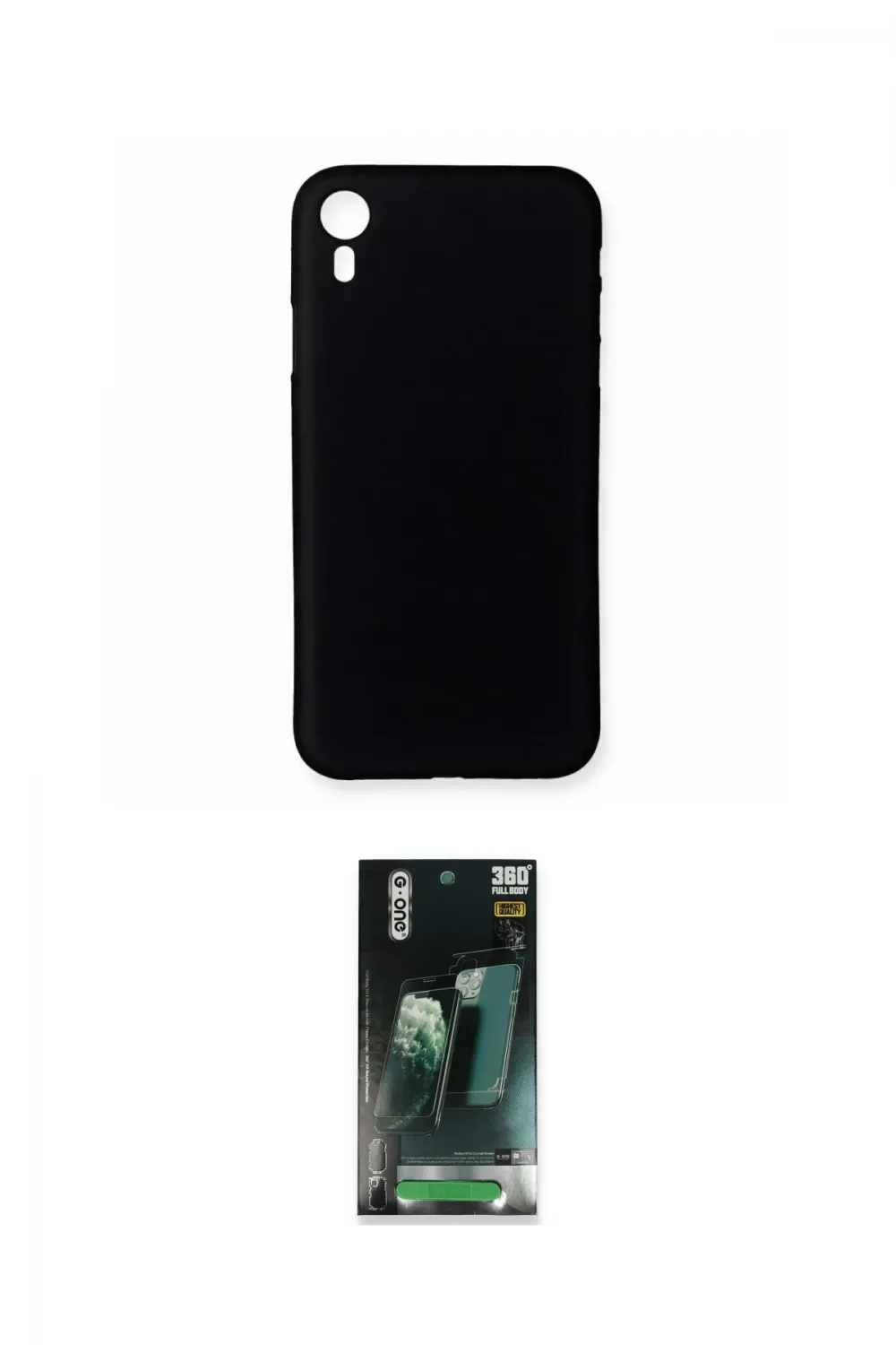 ieg™ iPhone XR Kılıf Yadigar Yansıma Serisi - Şeffaf 360 Full Body Arka Koruyucu
