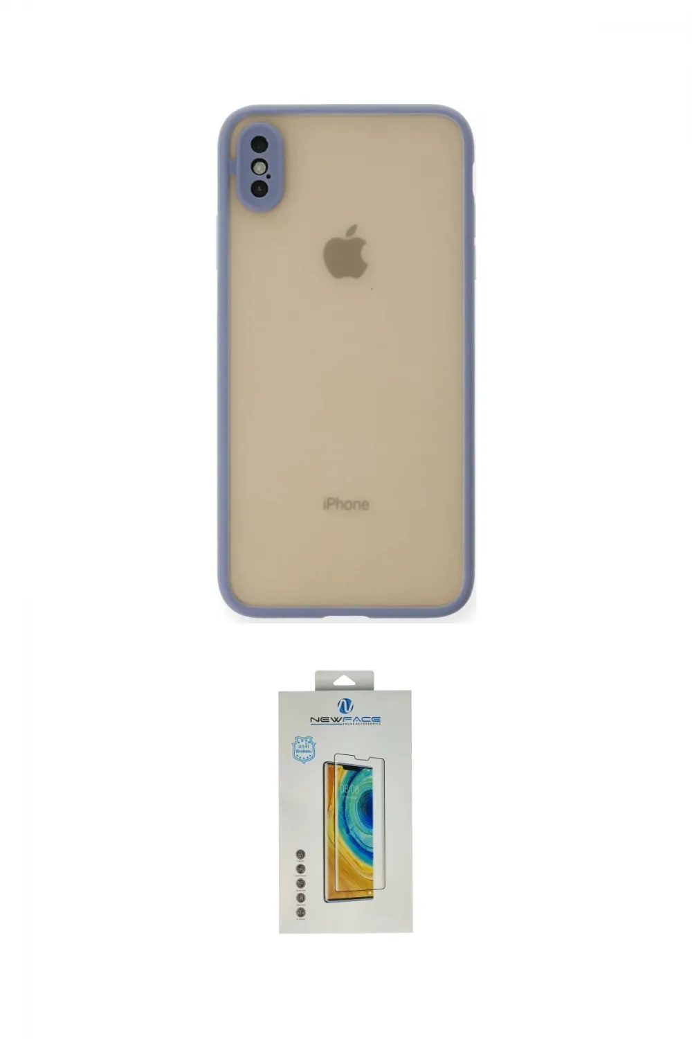 ieg™ iPhone XS Max Kılıf Ahenk Çizgi Serisi - Siyah Polymer Nano Ekran Koruyucu