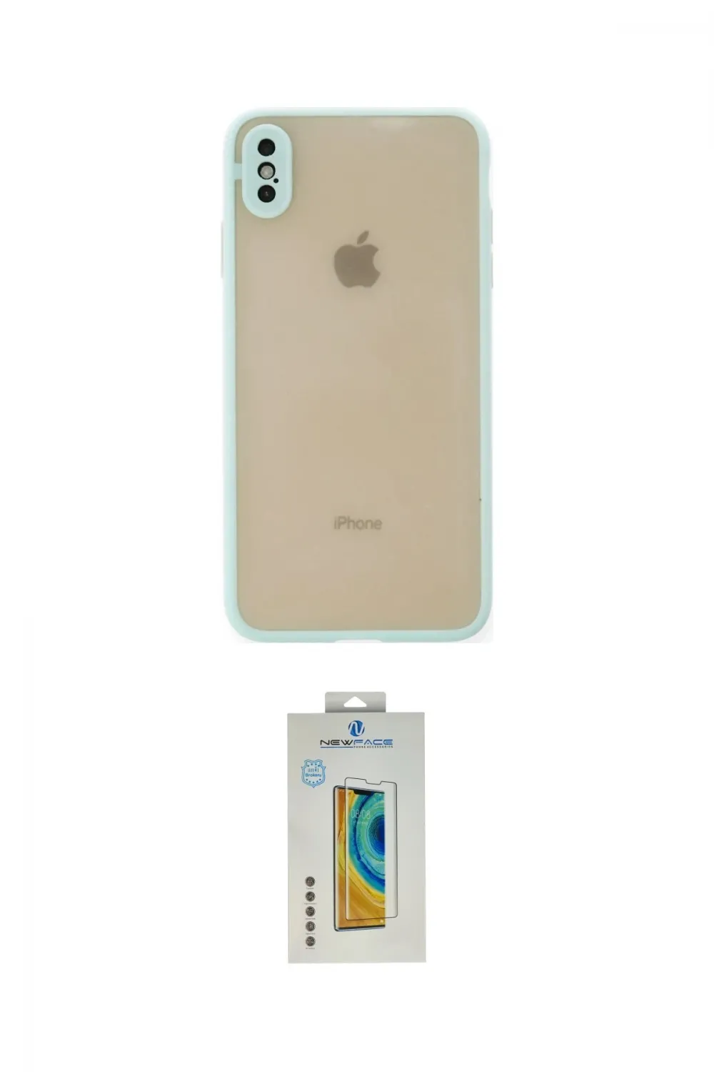 ieg™ iPhone XS Max Kılıf Ahenk Çizgi Serisi - Siyah Polymer Nano Ekran Koruyucu
