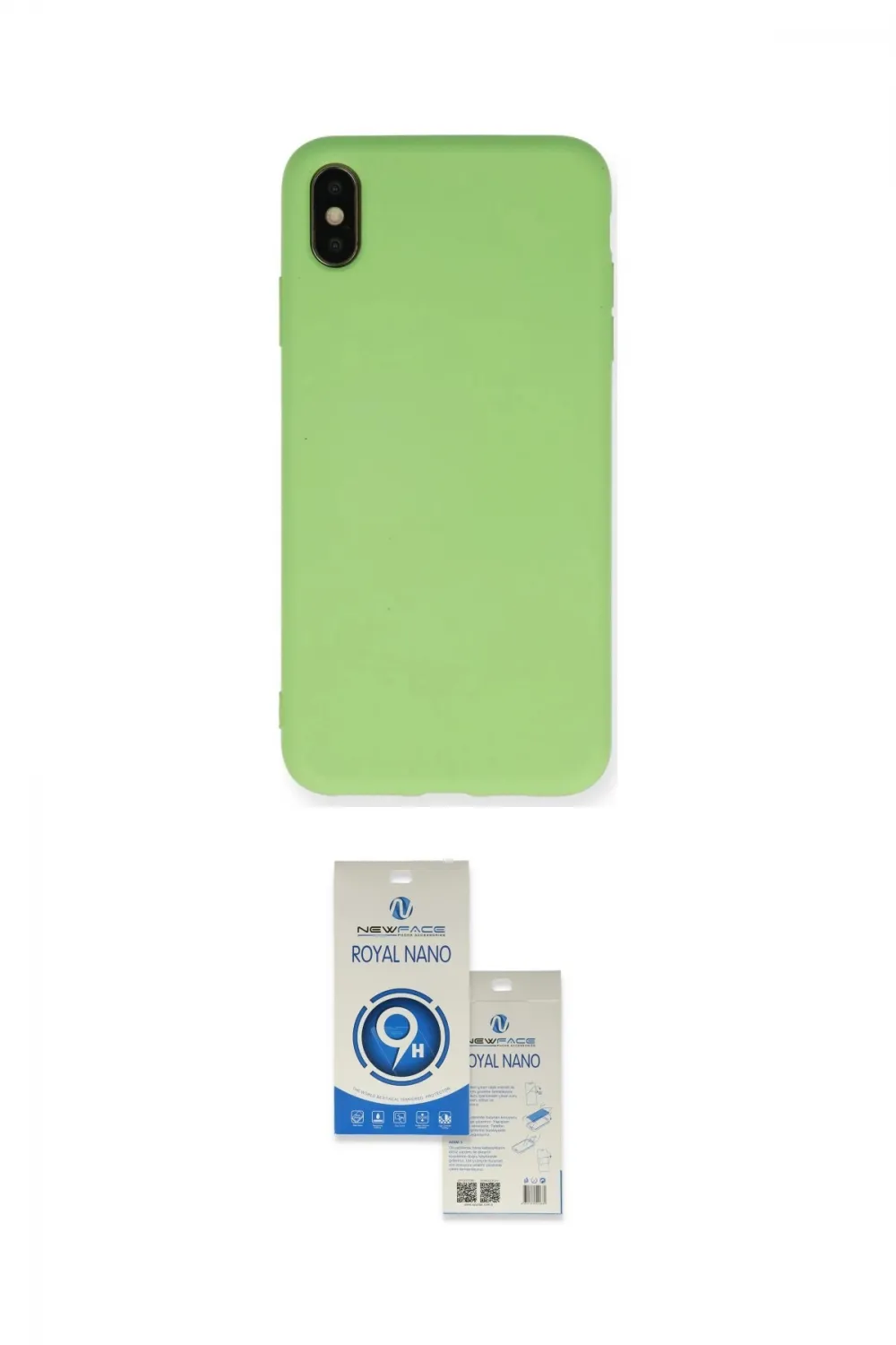 ieg™ iPhone XS Max Kılıf Ahenk Serisi - Şeffaf Royal Nano Ekran Koruyucu