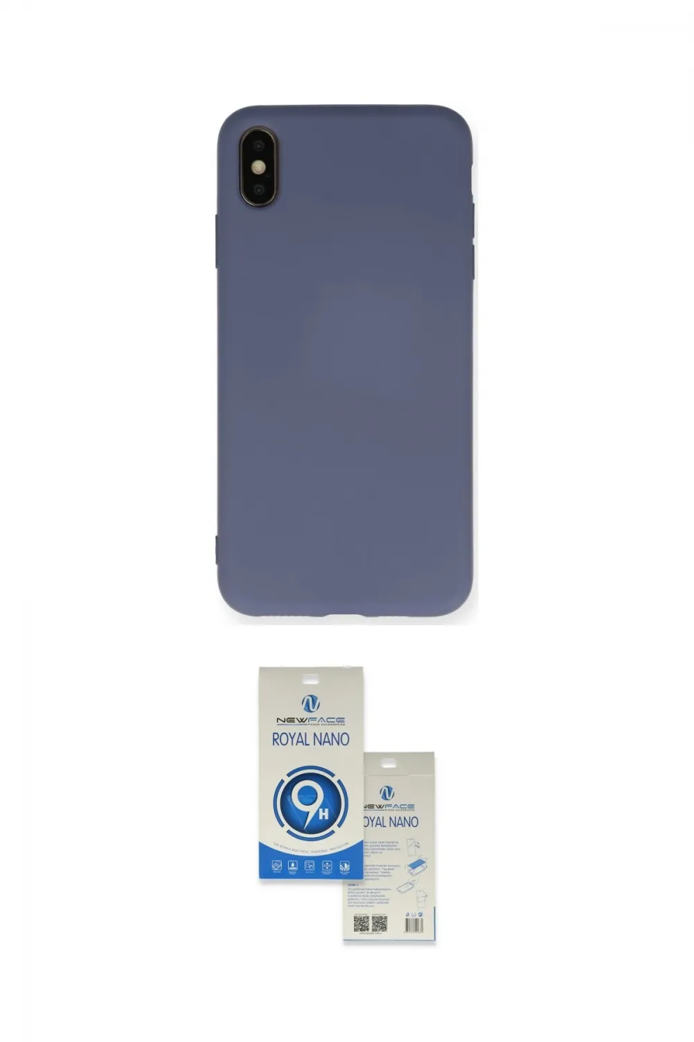 ieg™ iPhone XS Max Kılıf Ahenk Serisi - Şeffaf Royal Nano Ekran Koruyucu
