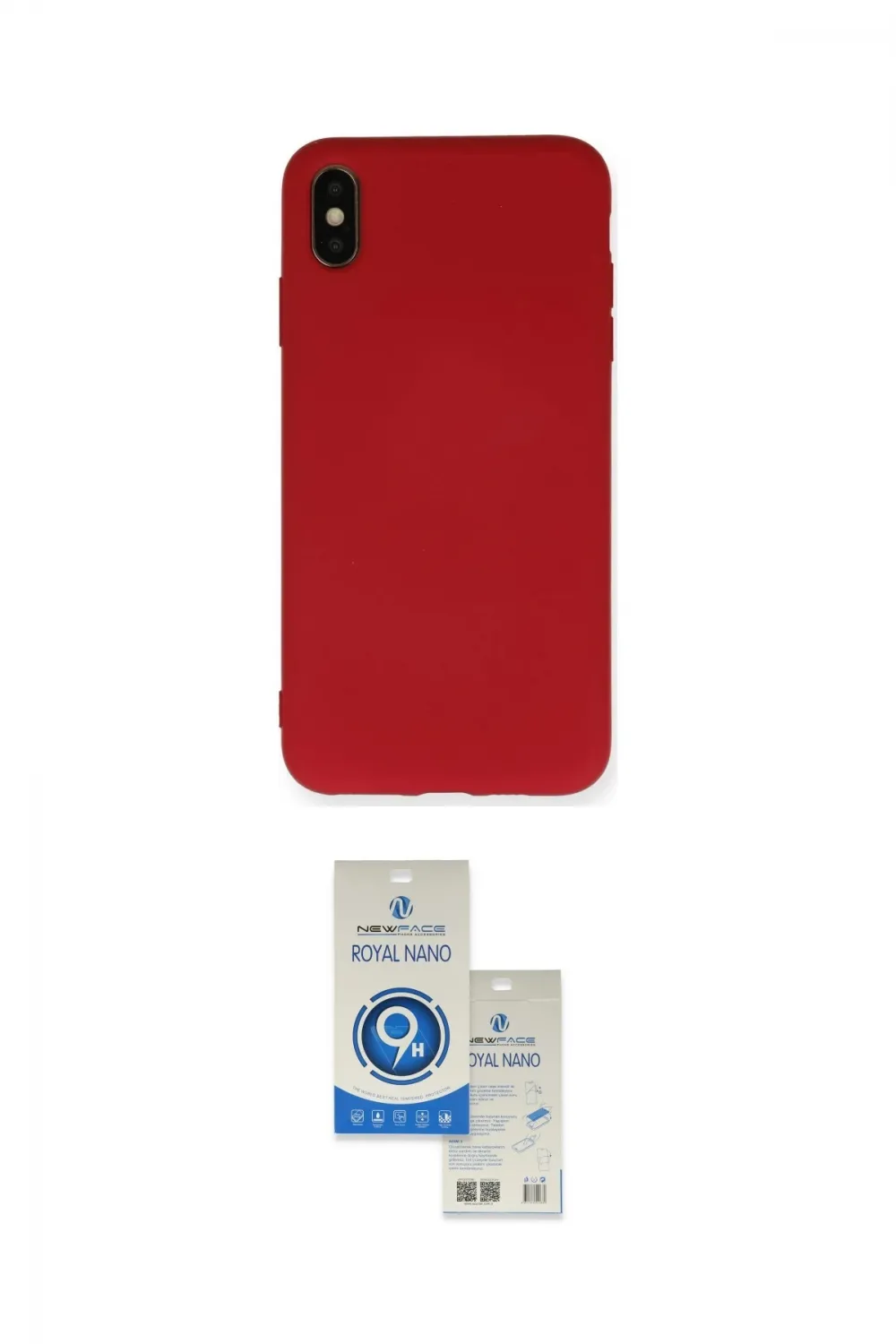ieg™ iPhone XS Max Kılıf Ahenk Serisi - Şeffaf Royal Nano Ekran Koruyucu