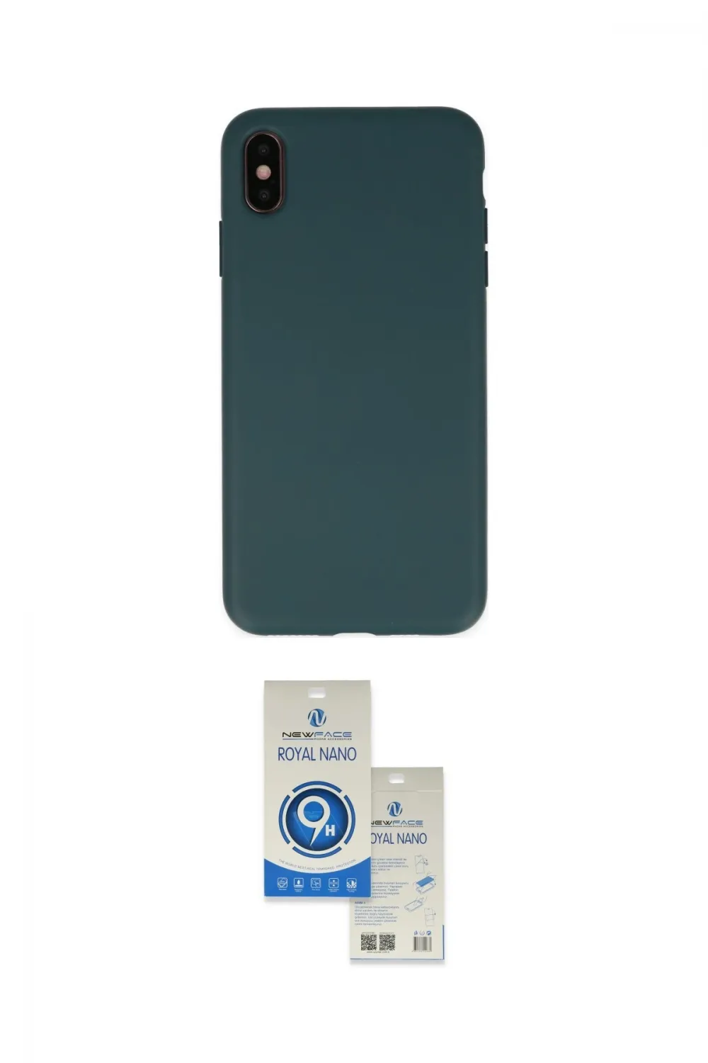 ieg™ iPhone XS Max Kılıf Ahenk Serisi - Şeffaf Royal Nano Ekran Koruyucu