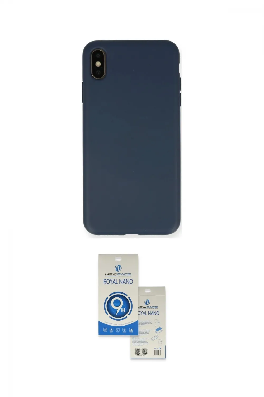 ieg™ iPhone XS Max Kılıf Ahenk Serisi - Şeffaf Royal Nano Ekran Koruyucu