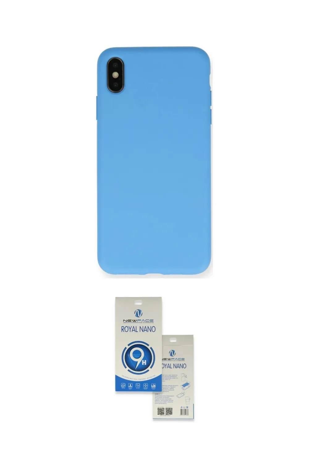 ieg™ iPhone XS Max Kılıf Ahenk Serisi - Şeffaf Royal Nano Ekran Koruyucu