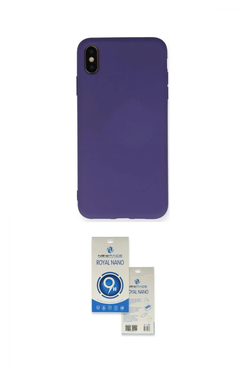 ieg™ iPhone XS Max Kılıf Ahenk Serisi - Şeffaf Royal Nano Ekran Koruyucu