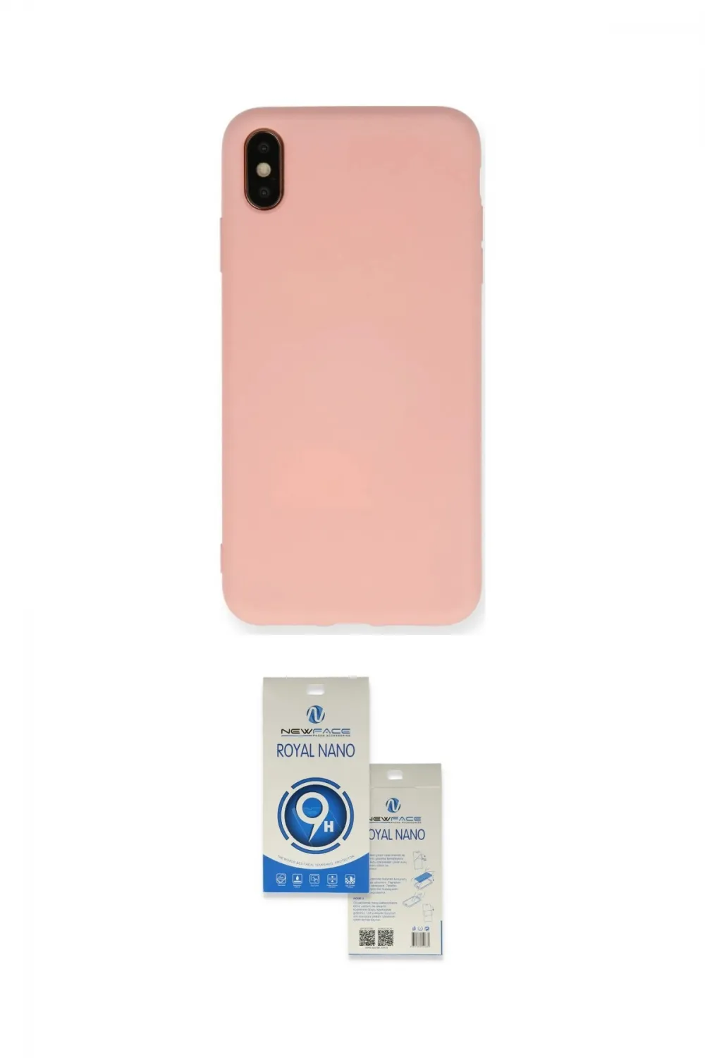 ieg™ iPhone XS Max Kılıf Ahenk Serisi - Şeffaf Royal Nano Ekran Koruyucu