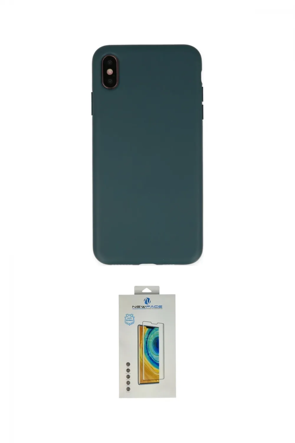 ieg™ iPhone XS Max Kılıf Ahenk Serisi - Siyah Polymer Nano Ekran Koruyucu