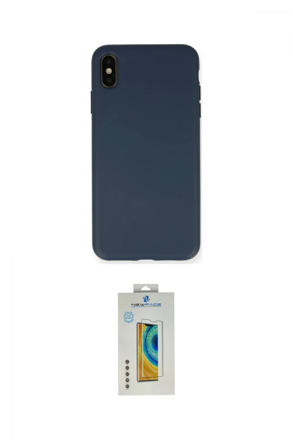 ieg™ iPhone XS Max Kılıf Ahenk Serisi - Siyah Polymer Nano Ekran Koruyucu