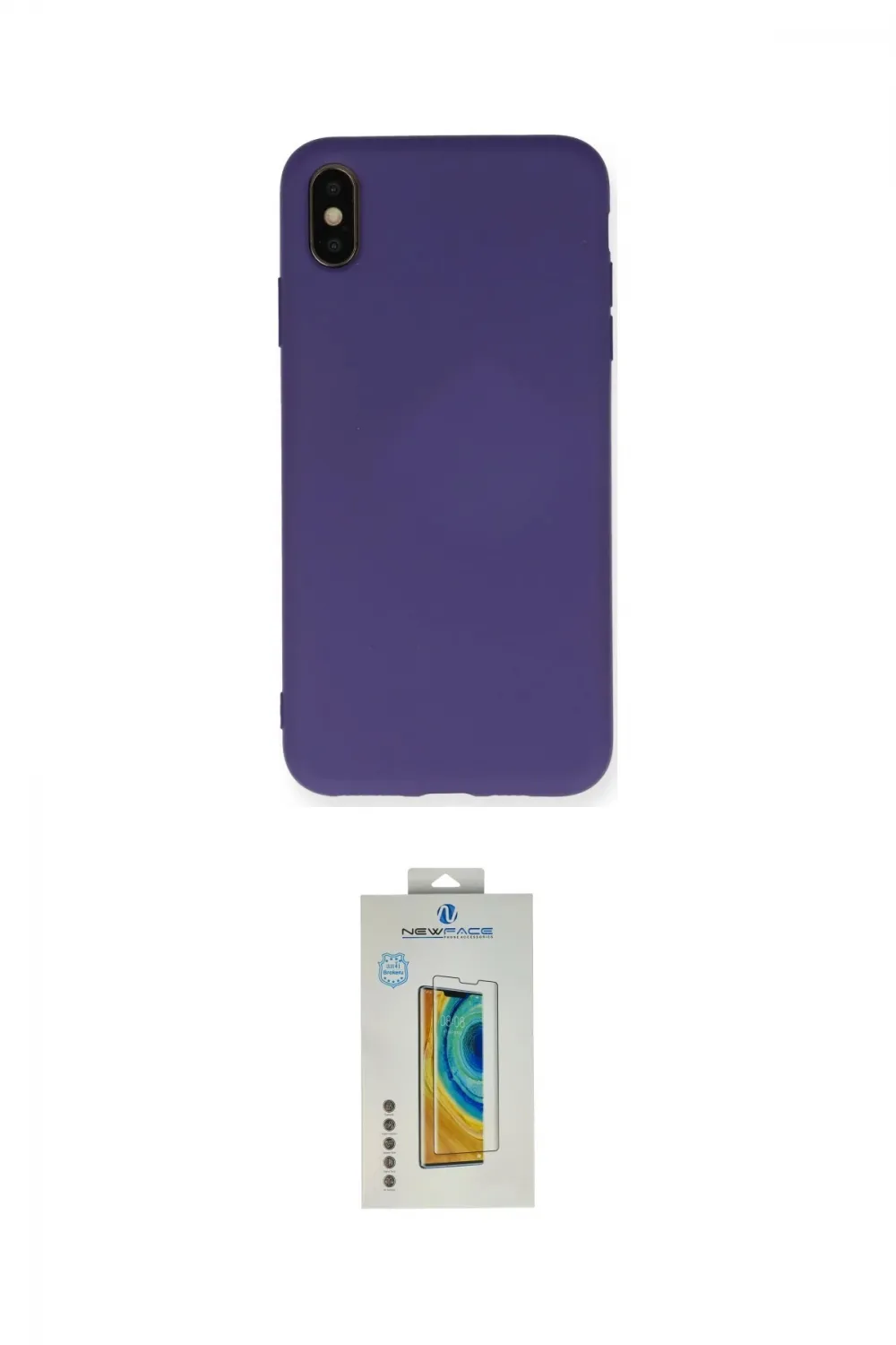 ieg™ iPhone XS Max Kılıf Ahenk Serisi - Siyah Polymer Nano Ekran Koruyucu