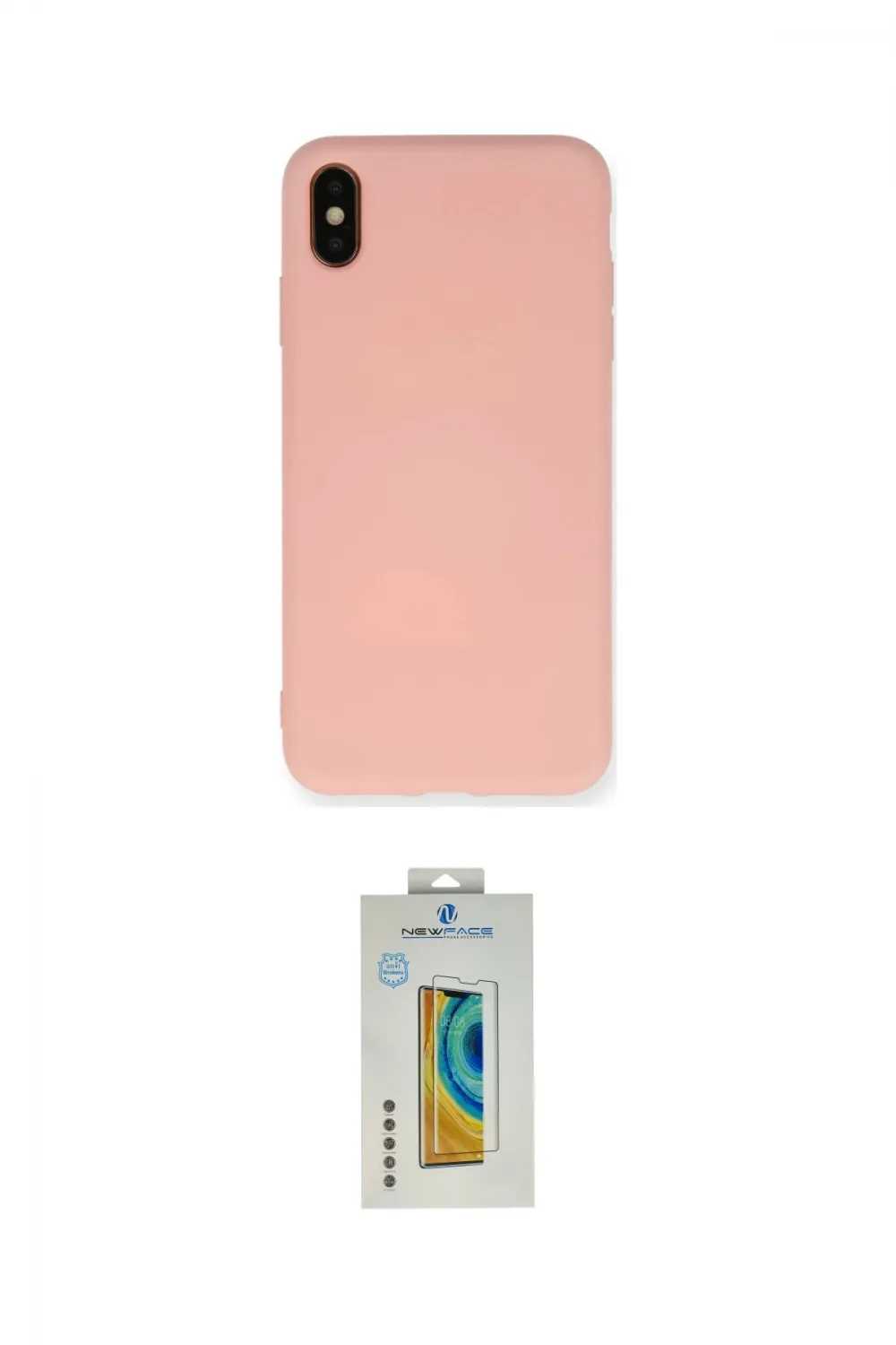ieg™ iPhone XS Max Kılıf Ahenk Serisi - Siyah Polymer Nano Ekran Koruyucu