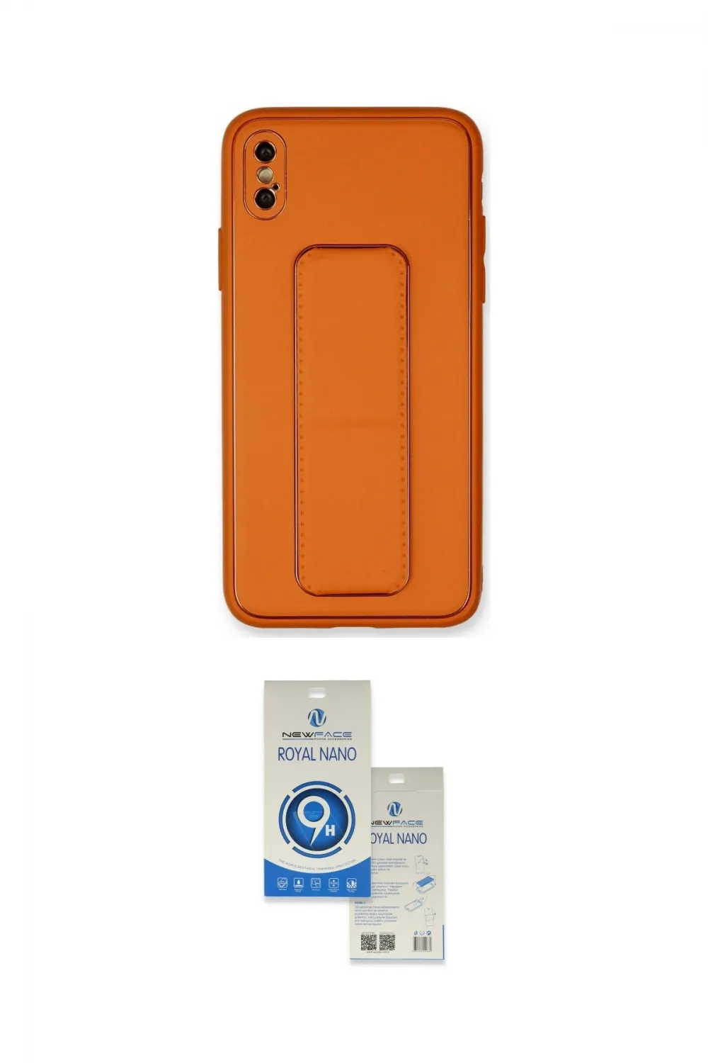 ieg™ iPhone XS Max Kılıf Akış Doku - Şeffaf Royal Nano Ekran Koruyucu