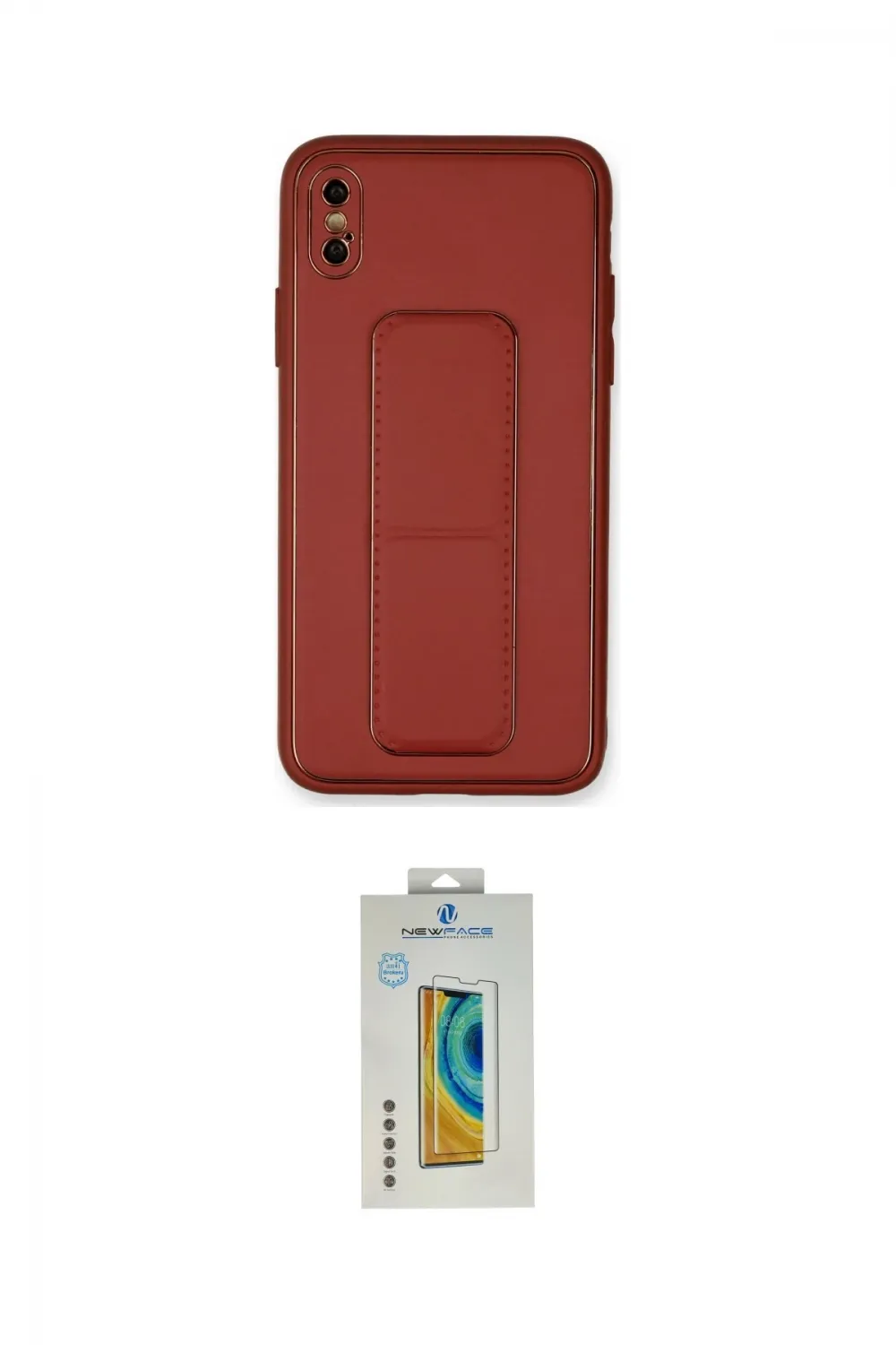 ieg™ iPhone XS Max Kılıf Akış Doku - Siyah Polymer Nano Ekran Koruyucu