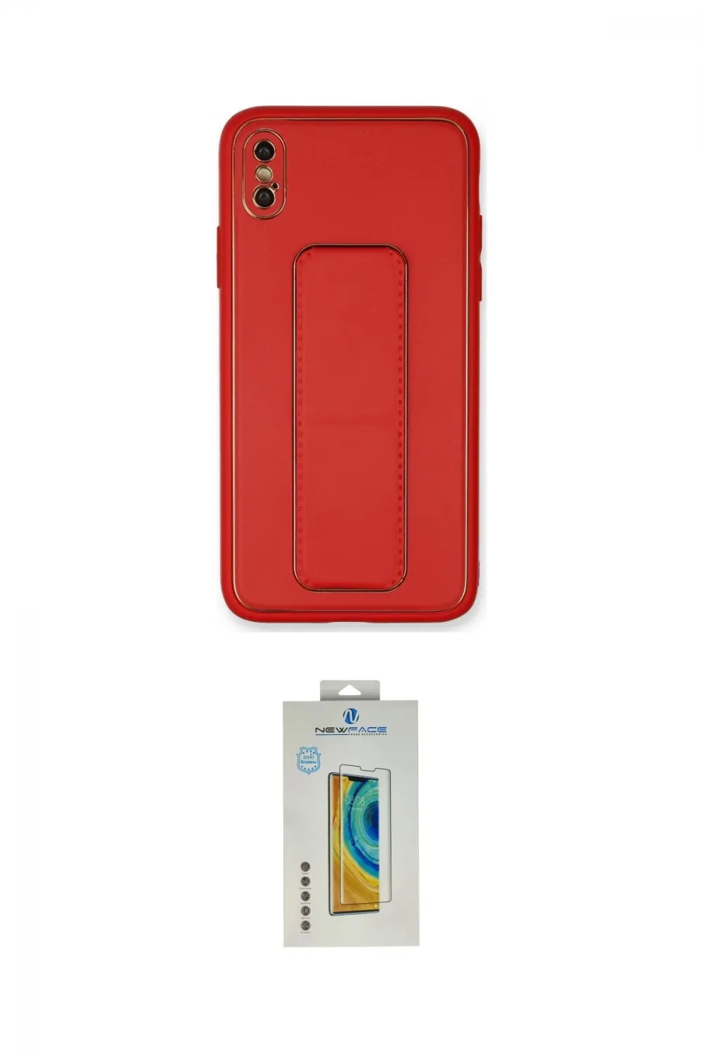 ieg™ iPhone XS Max Kılıf Akış Doku - Siyah Polymer Nano Ekran Koruyucu