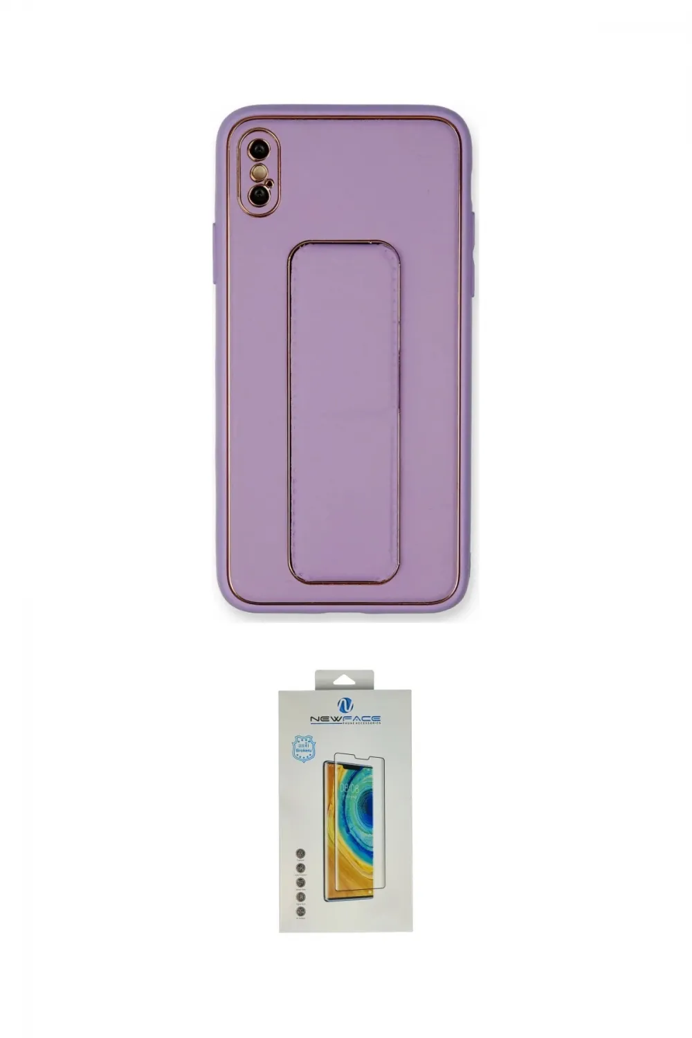 ieg™ iPhone XS Max Kılıf Akış Doku - Siyah Polymer Nano Ekran Koruyucu
