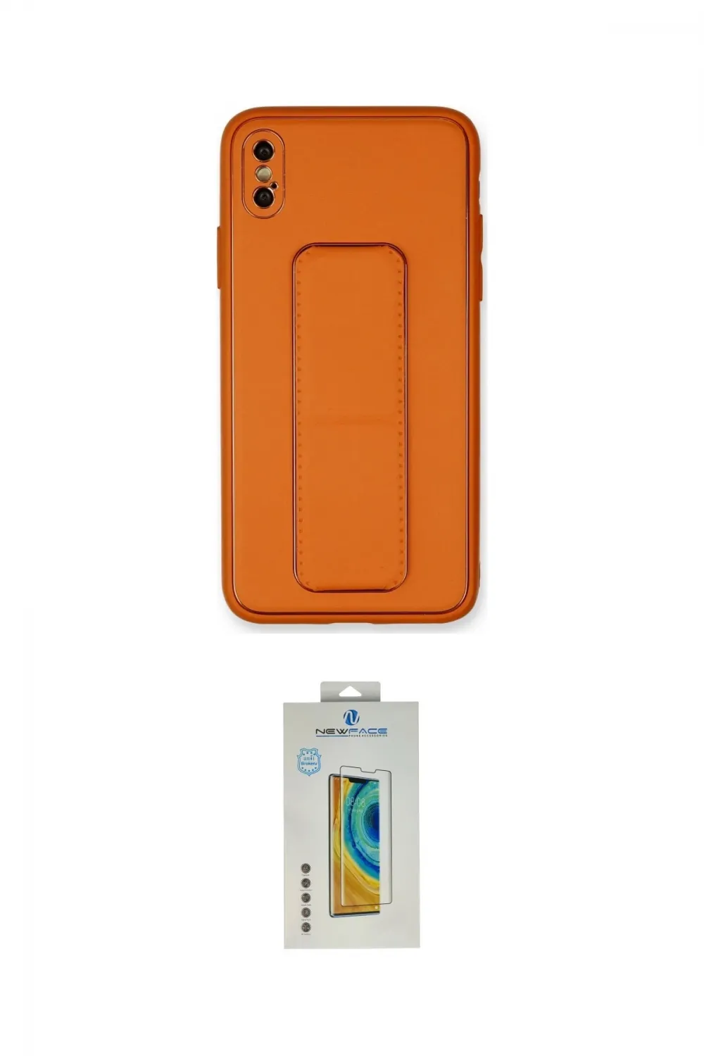 ieg™ iPhone XS Max Kılıf Akış Doku - Siyah Polymer Nano Ekran Koruyucu