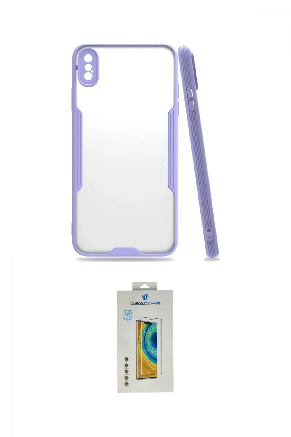 ieg™ iPhone XS Max Kılıf Atlas Asil Serisi - Siyah Polymer Nano Ekran Koruyucu