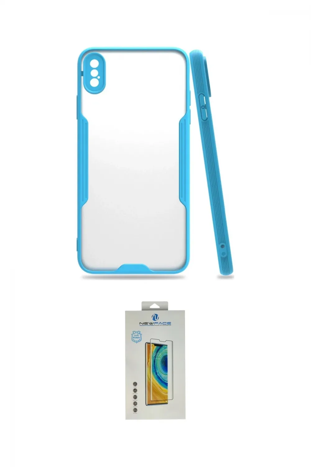 ieg™ iPhone XS Max Kılıf Atlas Asil Serisi - Siyah Polymer Nano Ekran Koruyucu