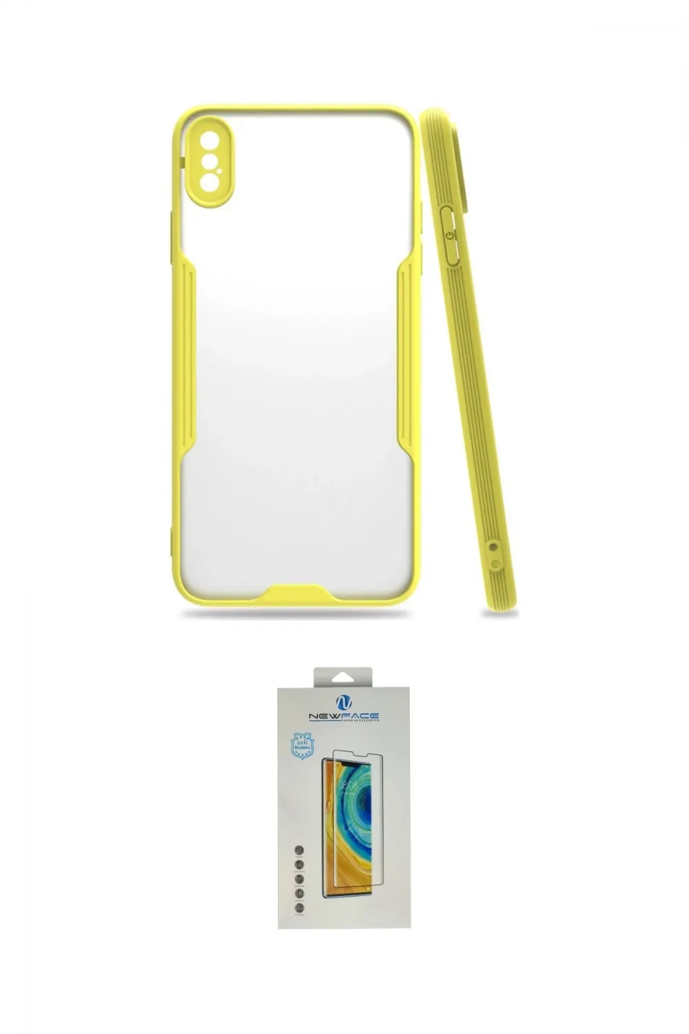 ieg™ iPhone XS Max Kılıf Atlas Asil Serisi - Siyah Polymer Nano Ekran Koruyucu