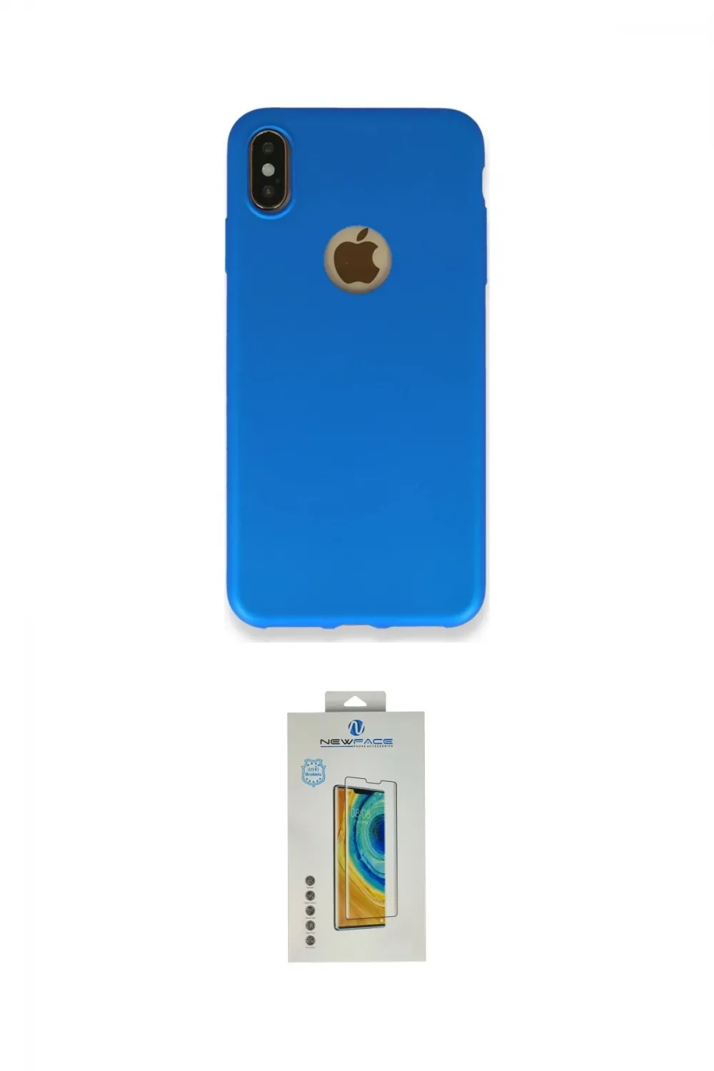 ieg™ iPhone XS Max Kılıf Kozmos Yansıma Özel Seri - Siyah Polymer Nano Ekran Koruyucu