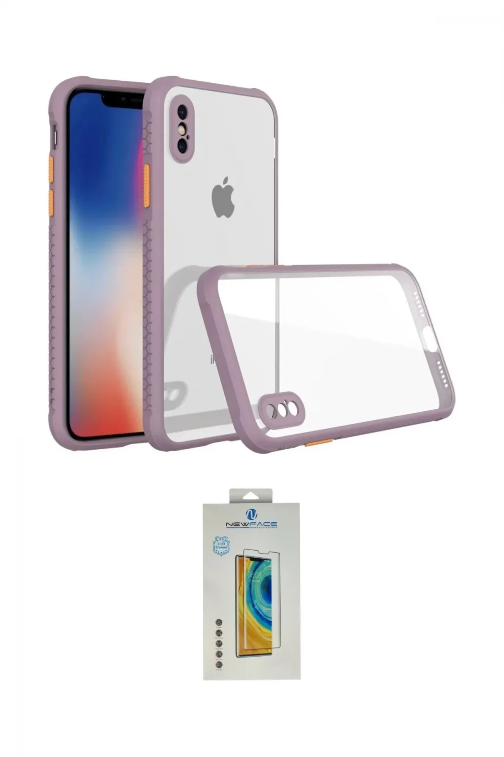 ieg™ iPhone XS Max Kılıf Nova Asil Özel Seri - Siyah Polymer Nano Ekran Koruyucu