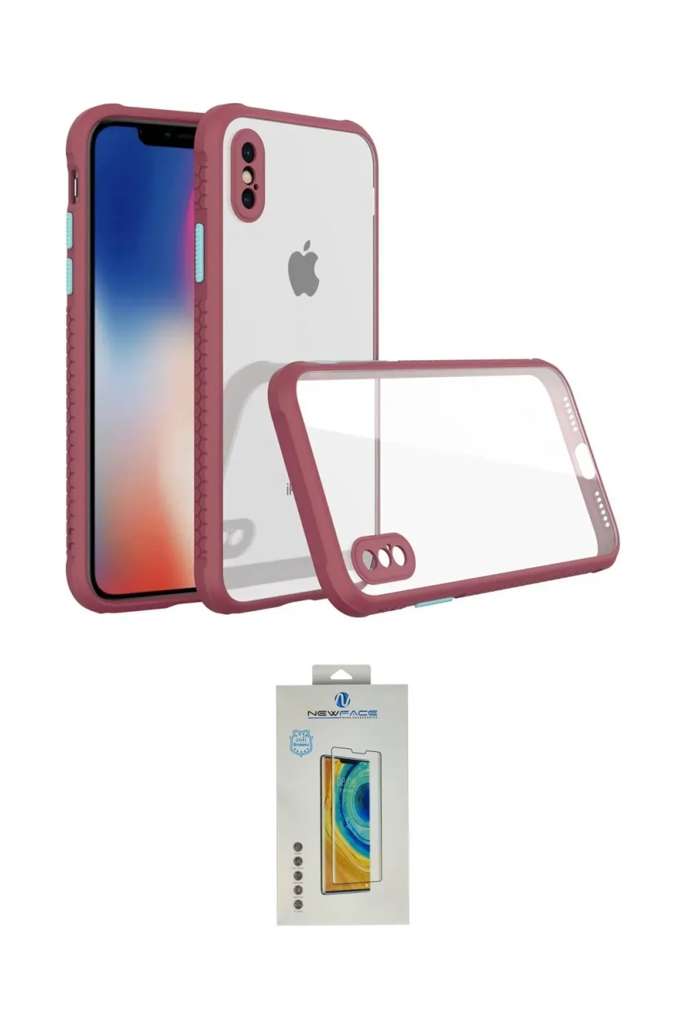 ieg™ iPhone XS Max Kılıf Nova Asil Özel Seri - Siyah Polymer Nano Ekran Koruyucu