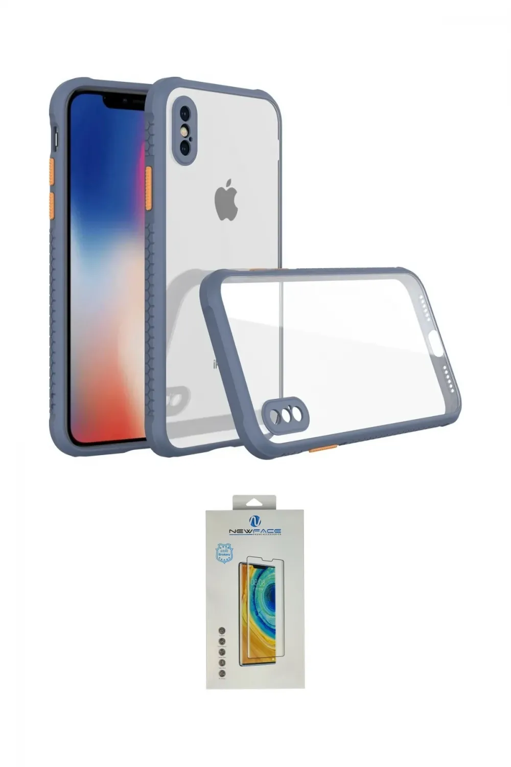 ieg™ iPhone XS Max Kılıf Nova Asil Özel Seri - Siyah Polymer Nano Ekran Koruyucu