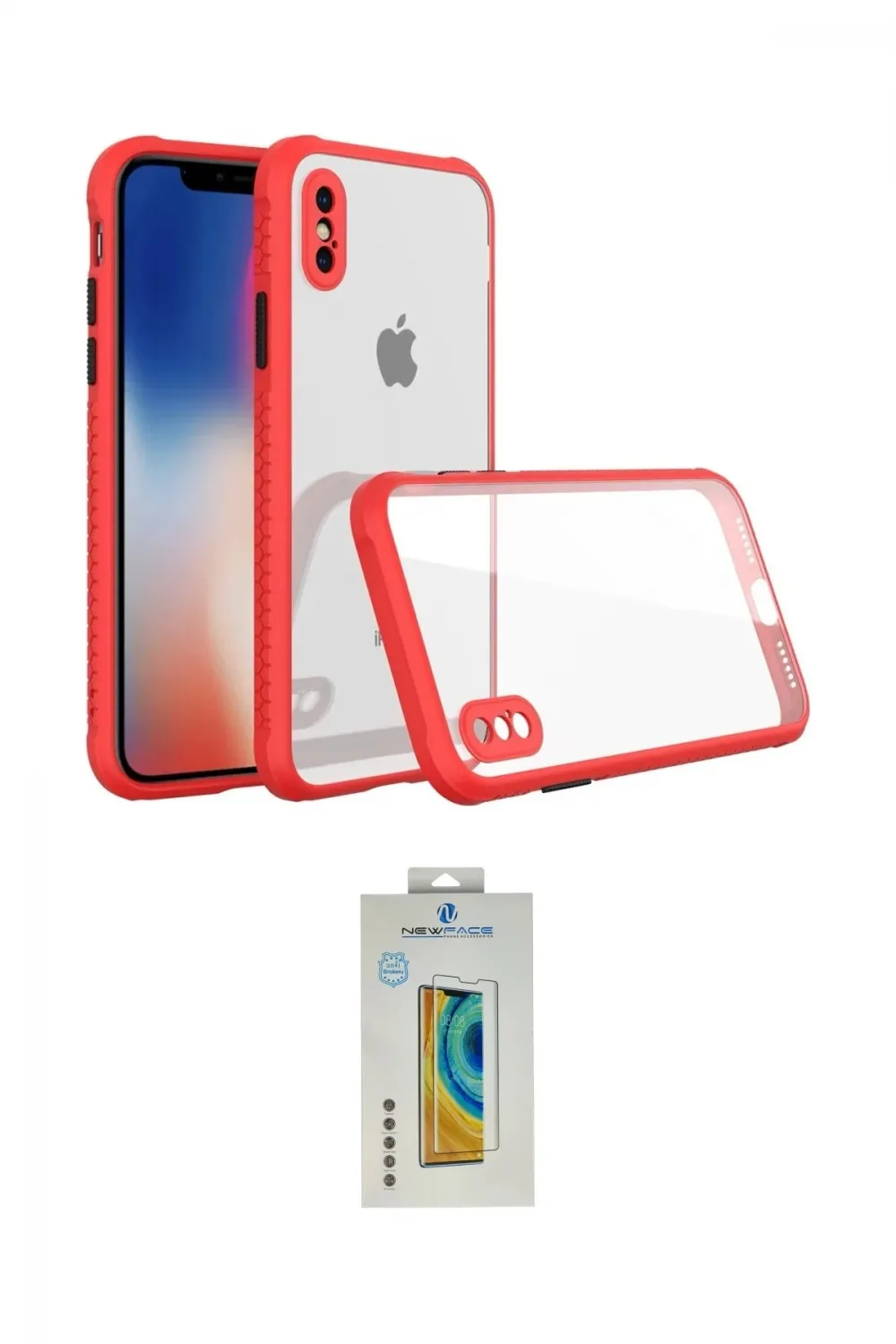 ieg™ iPhone XS Max Kılıf Nova Asil Özel Seri - Siyah Polymer Nano Ekran Koruyucu