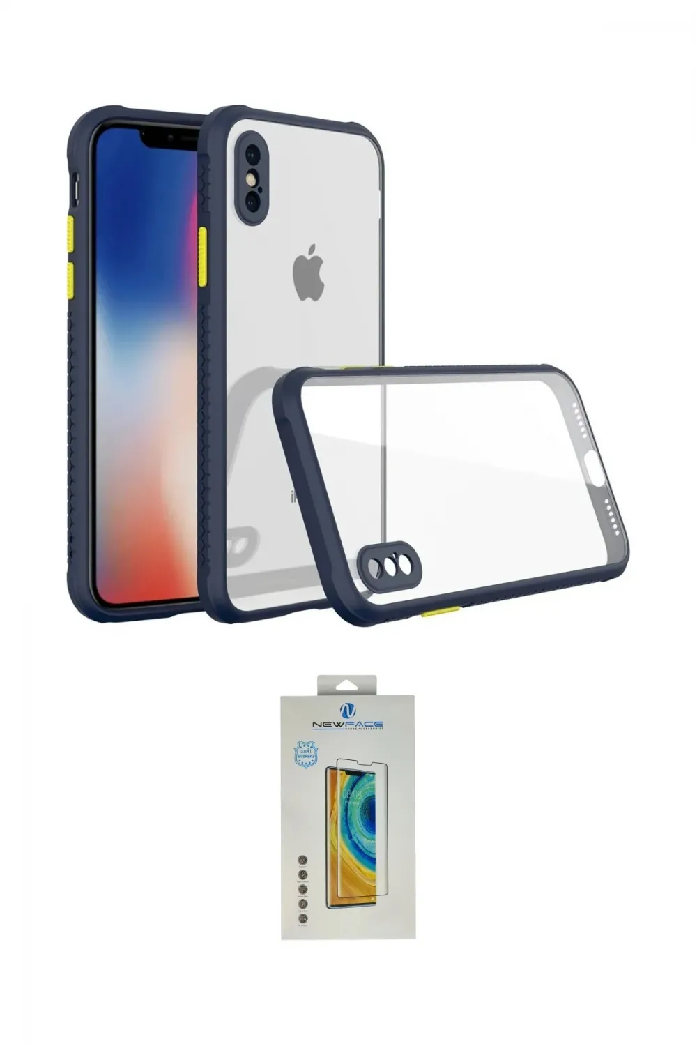ieg™ iPhone XS Max Kılıf Nova Asil Özel Seri - Siyah Polymer Nano Ekran Koruyucu