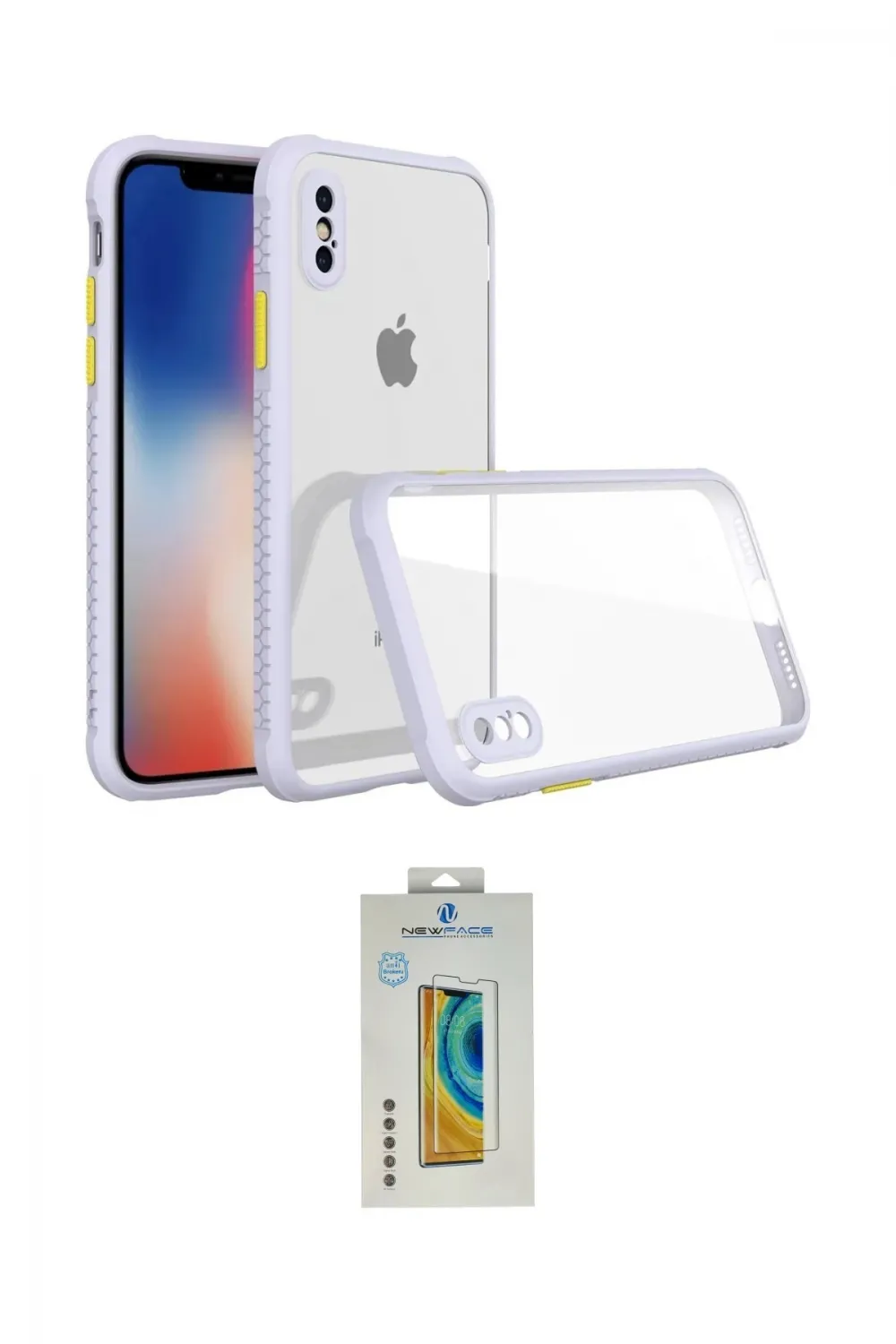 ieg™ iPhone XS Max Kılıf Nova Asil Özel Seri - Siyah Polymer Nano Ekran Koruyucu