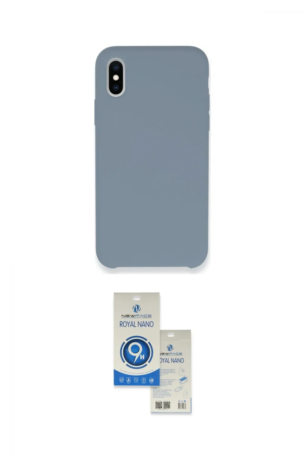 ieg™ iPhone XS Max Kılıf Zirve Modern Özel Seri - Şeffaf Royal Nano Ekran Koruyucu