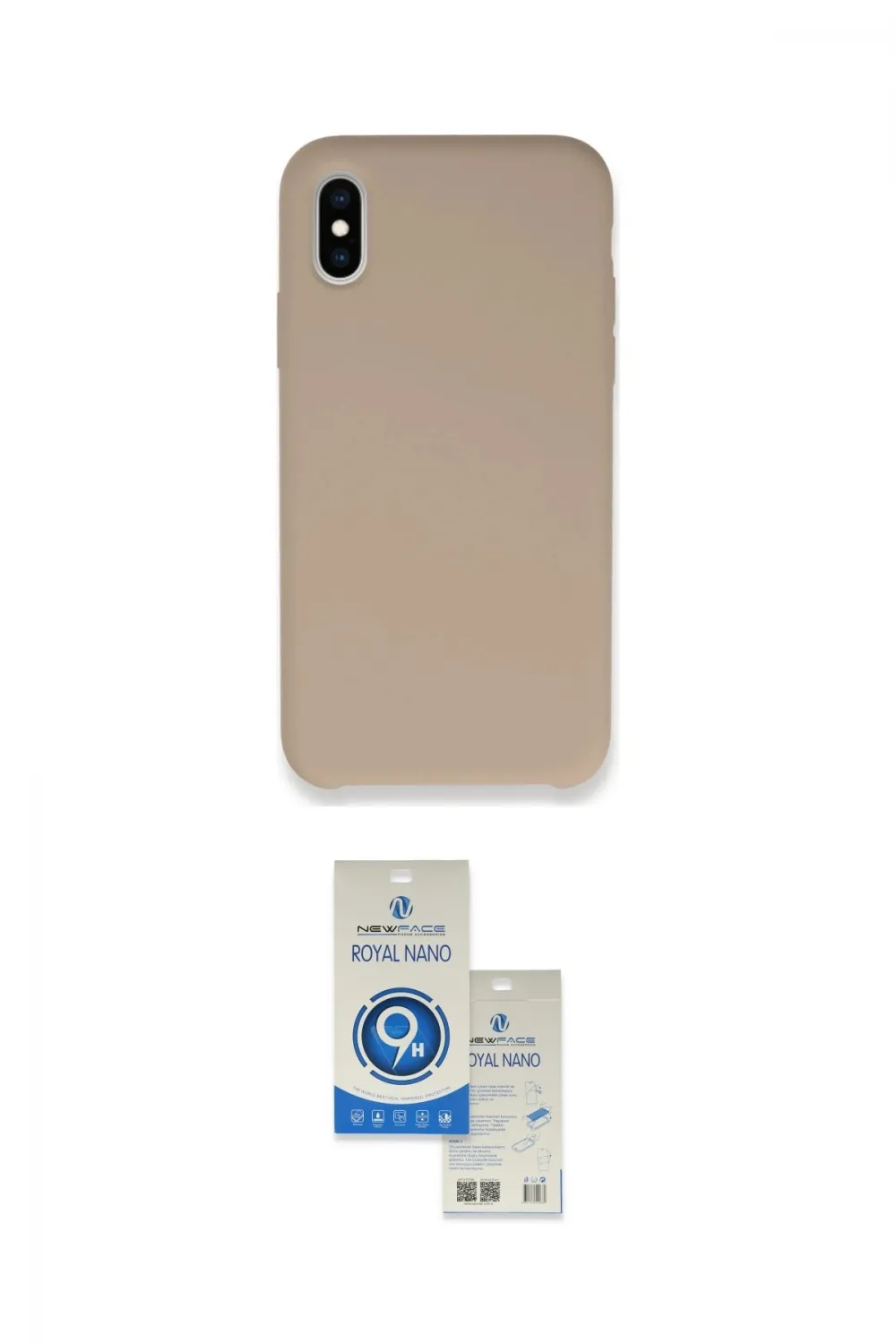ieg™ iPhone XS Max Kılıf Zirve Modern Özel Seri - Şeffaf Royal Nano Ekran Koruyucu