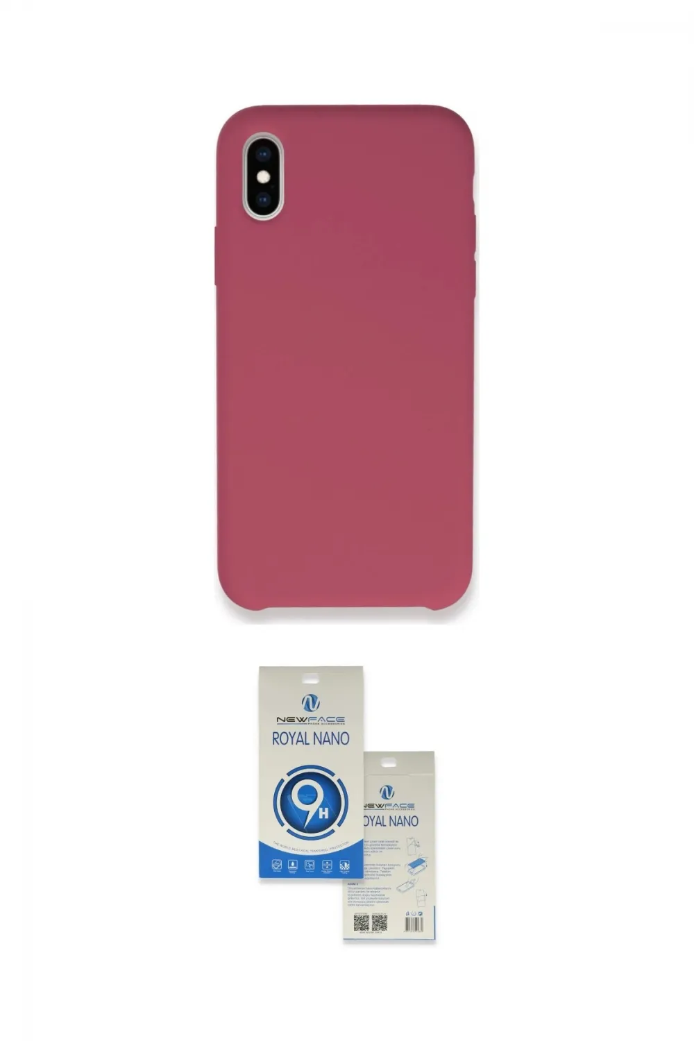 ieg™ iPhone XS Max Kılıf Zirve Modern Özel Seri - Şeffaf Royal Nano Ekran Koruyucu