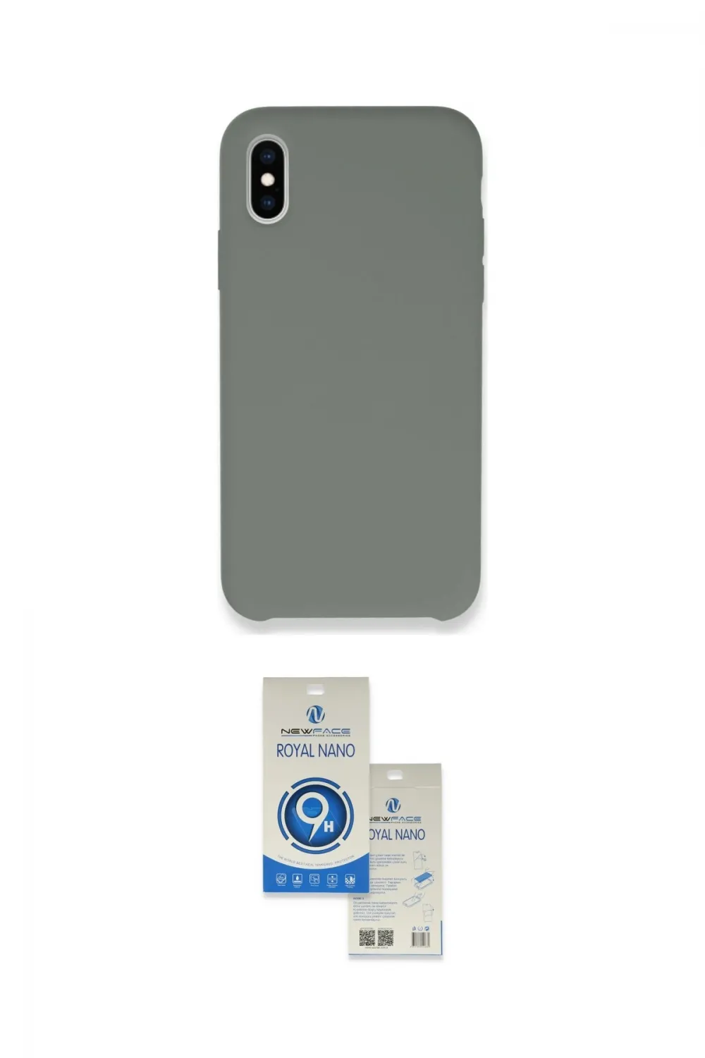 ieg™ iPhone XS Max Kılıf Zirve Modern Özel Seri - Şeffaf Royal Nano Ekran Koruyucu