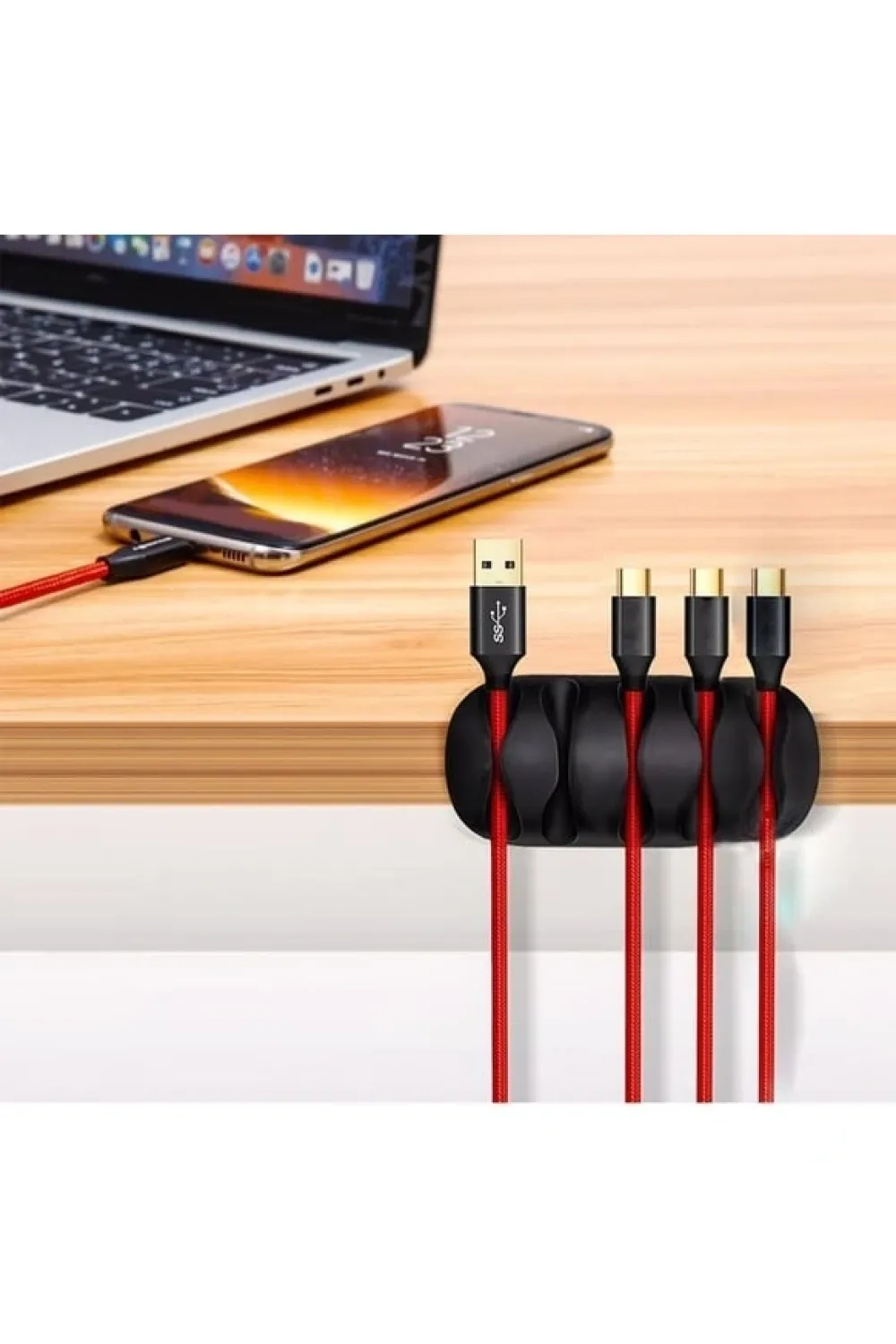 ieg™ Kablo Kanalı 5 Kanallı Tutucu - 3 Adet