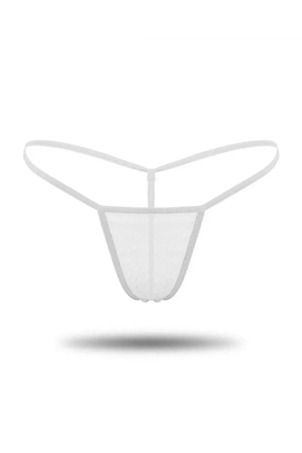 Kadın 3lü Transparan Tül String IEG1304