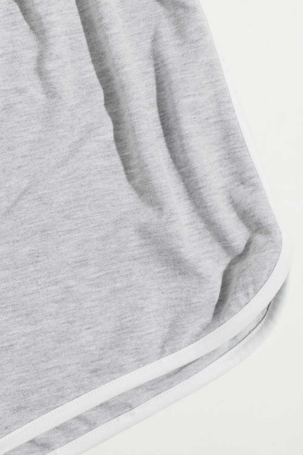 ieg™ Kadın Gri Askılı Crop Top ve Şortlu Gecelik Takım