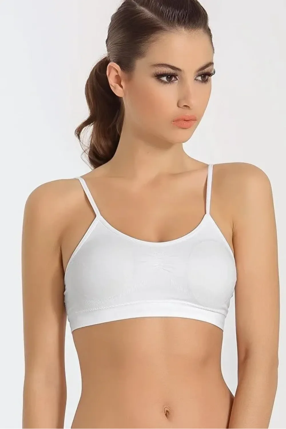 ieg™ Kadın Ince Askılı Pedli Büstiyer Yarım Atlet Sütyen 3lü Set