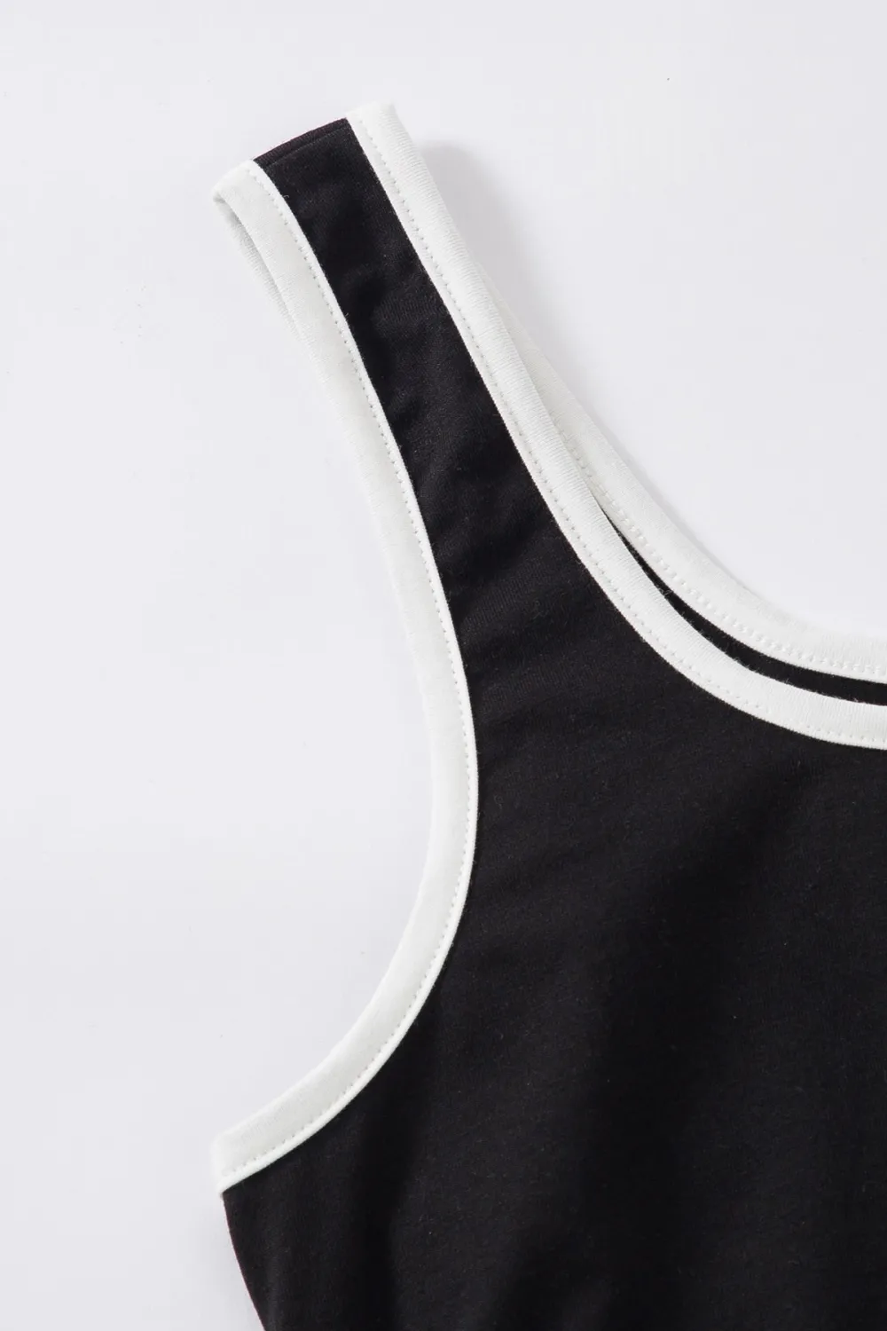 ieg™ Kadın Siyah Askılı Crop Top ve Şortlu Gecelik Takım