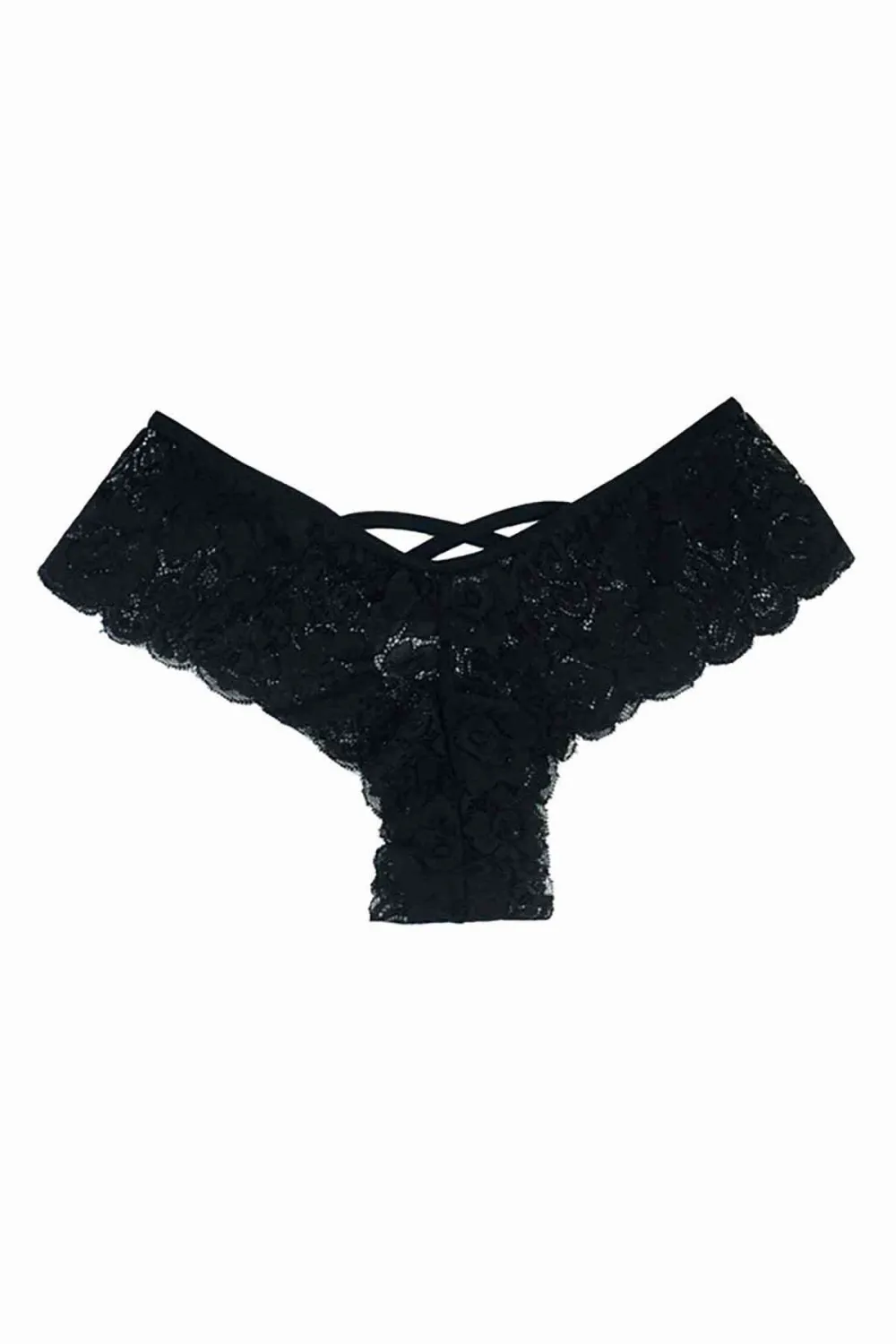 ieg™ Kadın Siyah Dantelli Seksi Külot