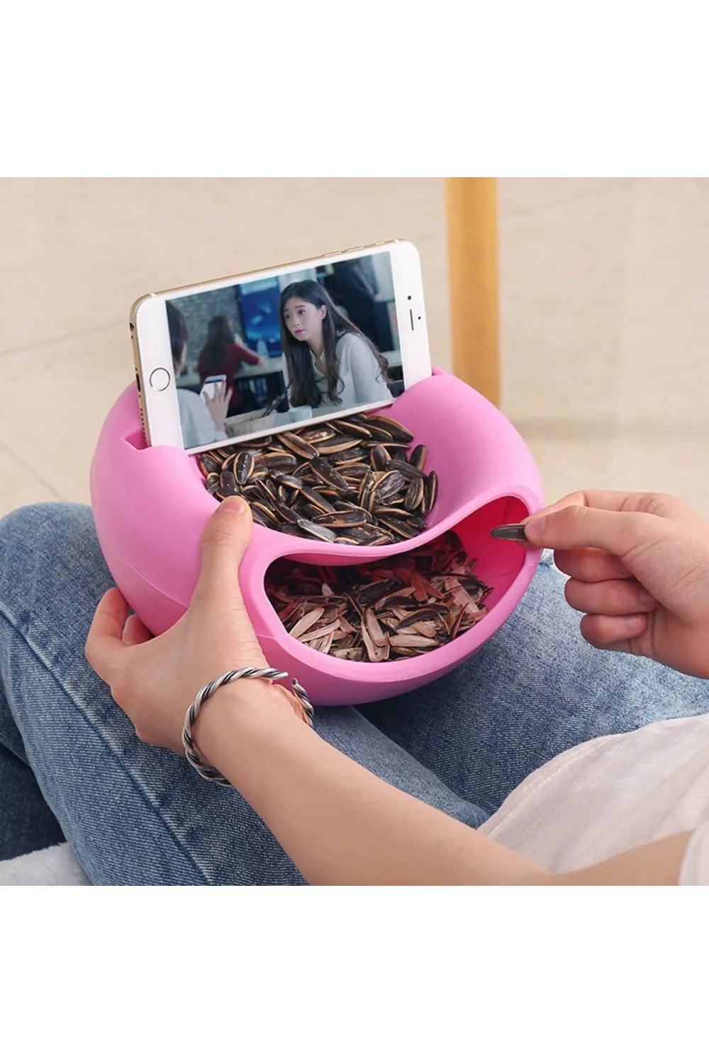 ieg™ Keyif Çerezlik Telefon Standlı Çerez Kasesi