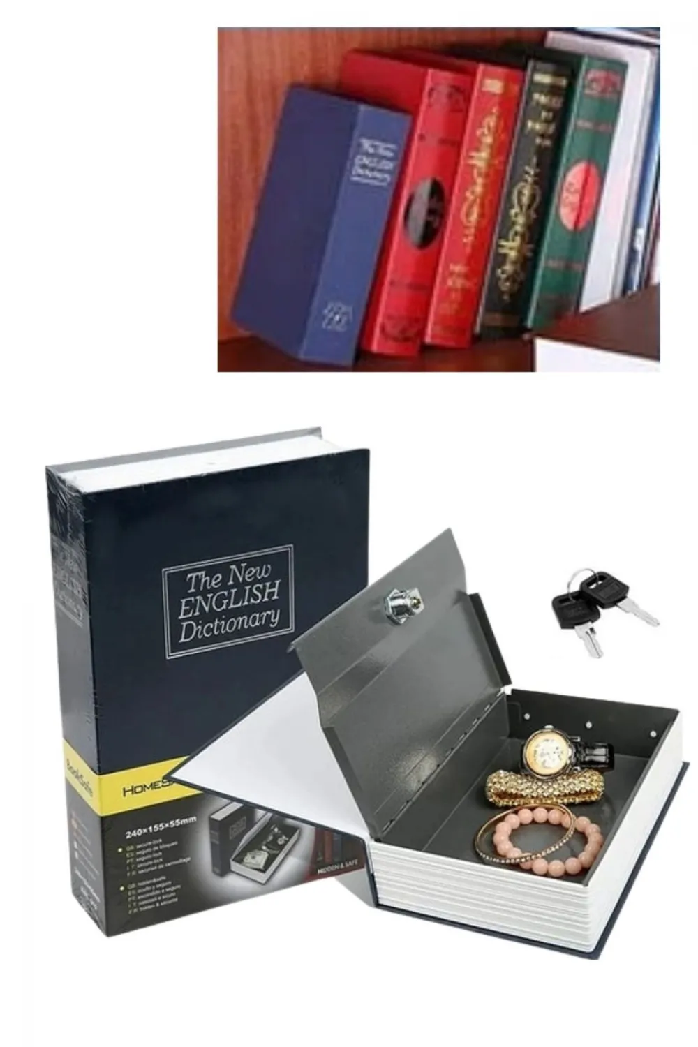 Kitap Görünümlü Gizli Kasa