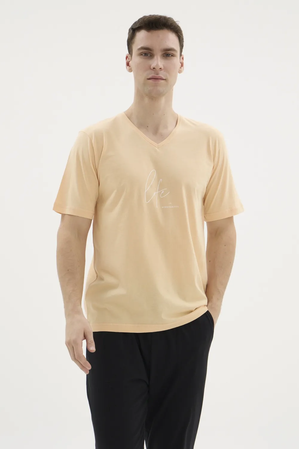 ieg™  KKT-26152 Erkek V Yaka Pijama Takımı