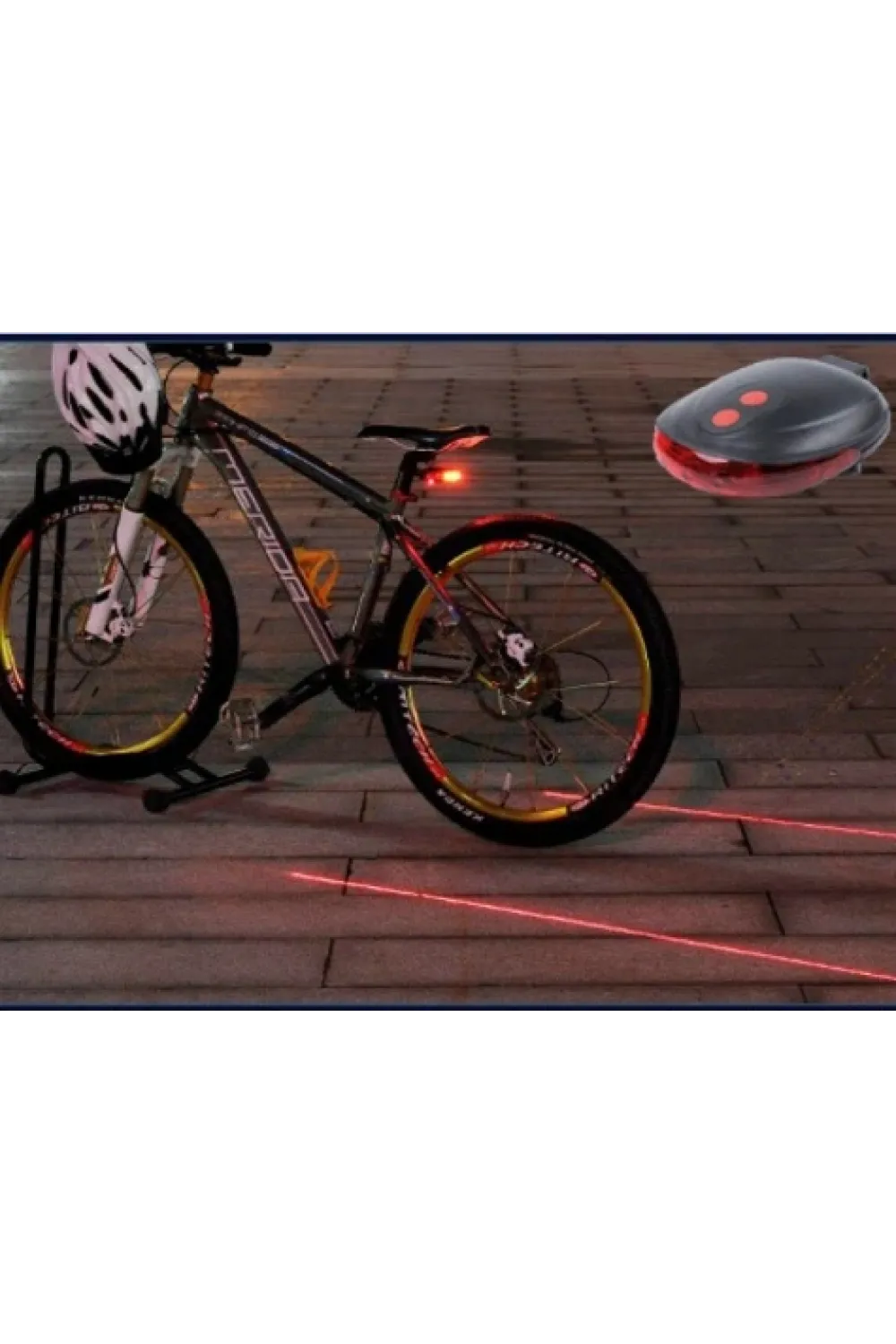 ieg™ Lazer Güvenlik Şeritli Bisiklet Stop Lambası