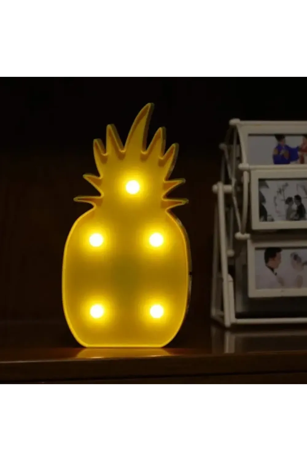 Led Işıklı Ananas Gece Lambası