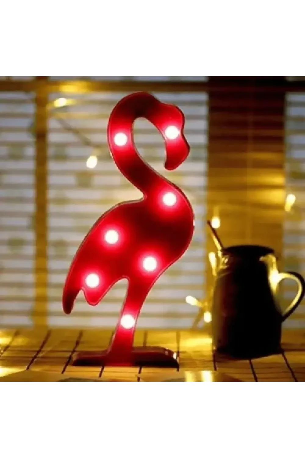 Led Işıklı Flamingo Gece Lambası